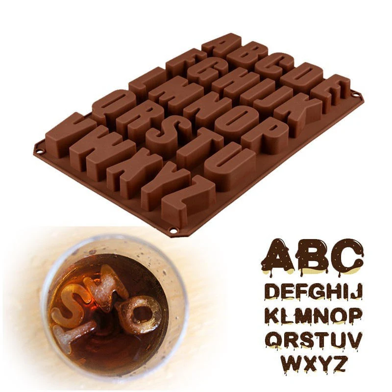 Alphabet Silicone Fondant and Cake Decorating Mold