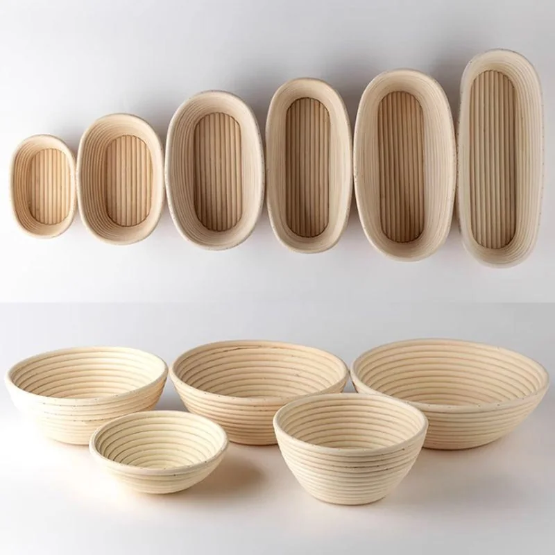 Natural Rattan Banneton Basket for Artisan Bread