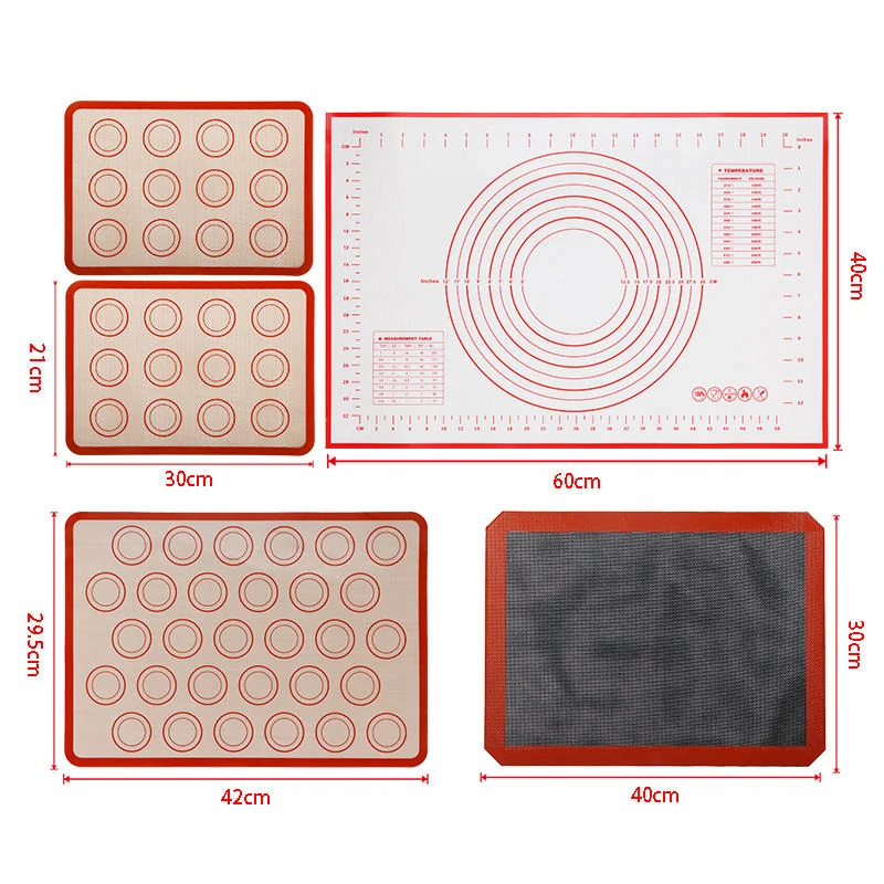 Measured Silicone Pastry Mat