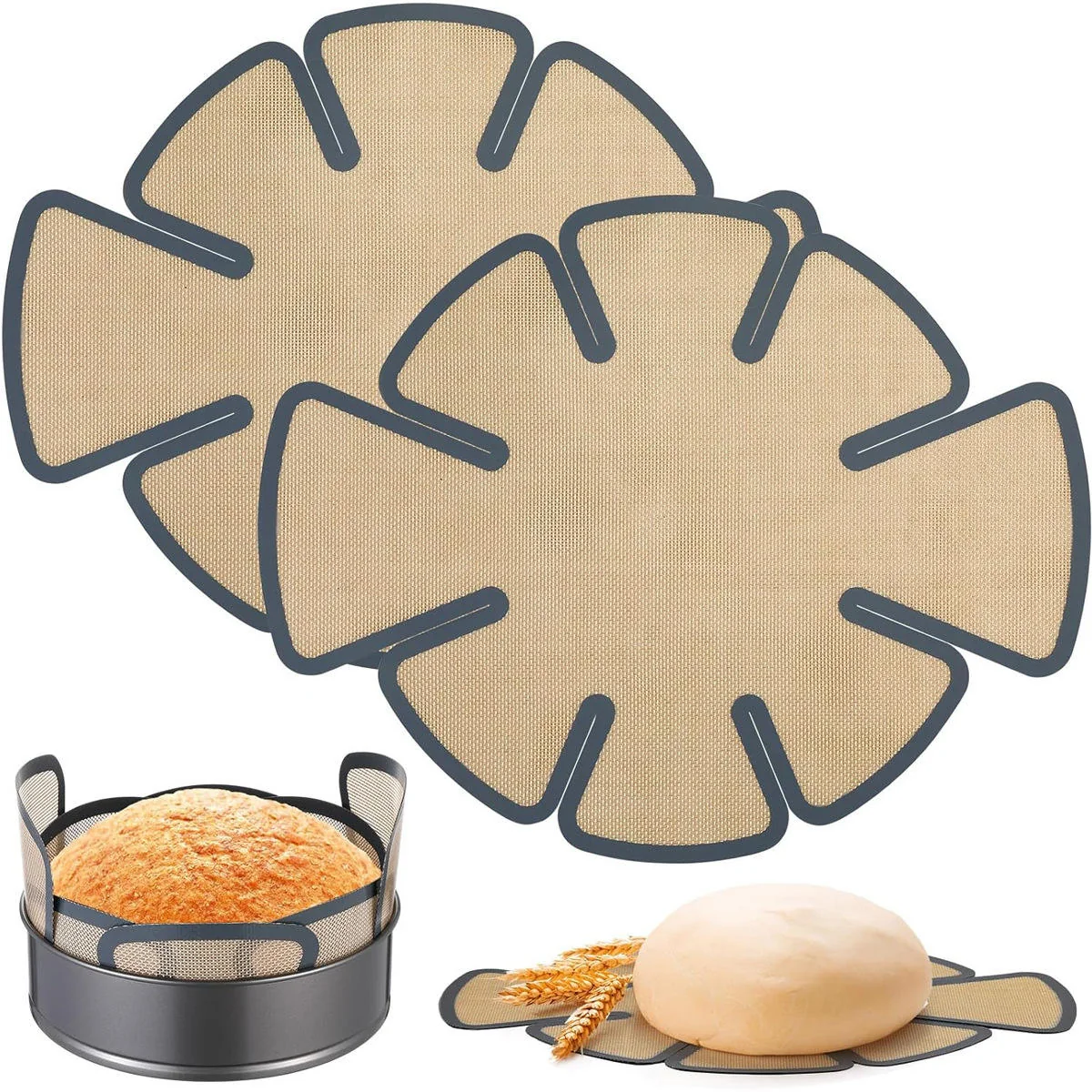 Fiberglass Silicone Baking Tray Liner for 400 x 600 mm Pans